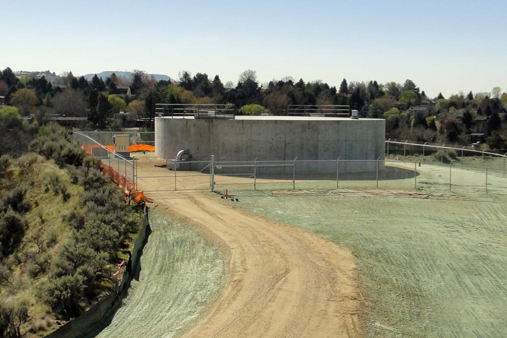 Bogus Basin Concrete Reservoir